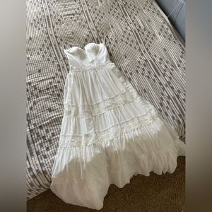 Lillian west style 6431 ivory wedding bridal dress